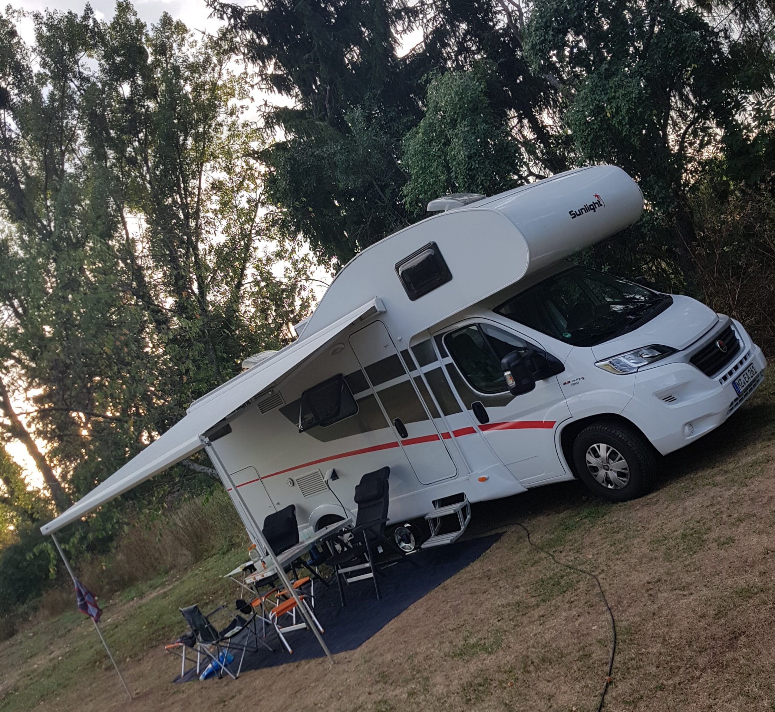 Abendstimmung Campingplatz